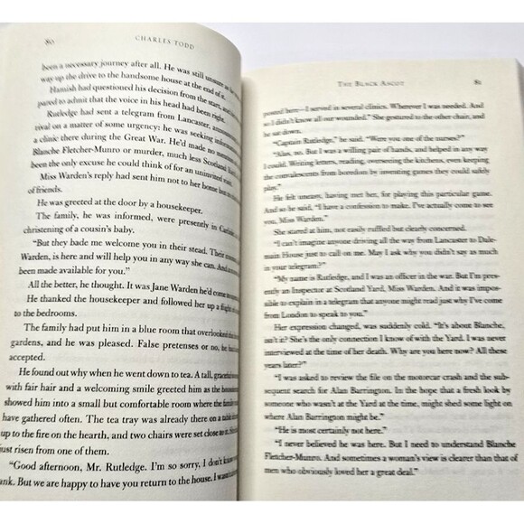 The Black Ascot by Charles Todd – Mystery Thriller Novel – Mysterycore - Picture 8 of 11